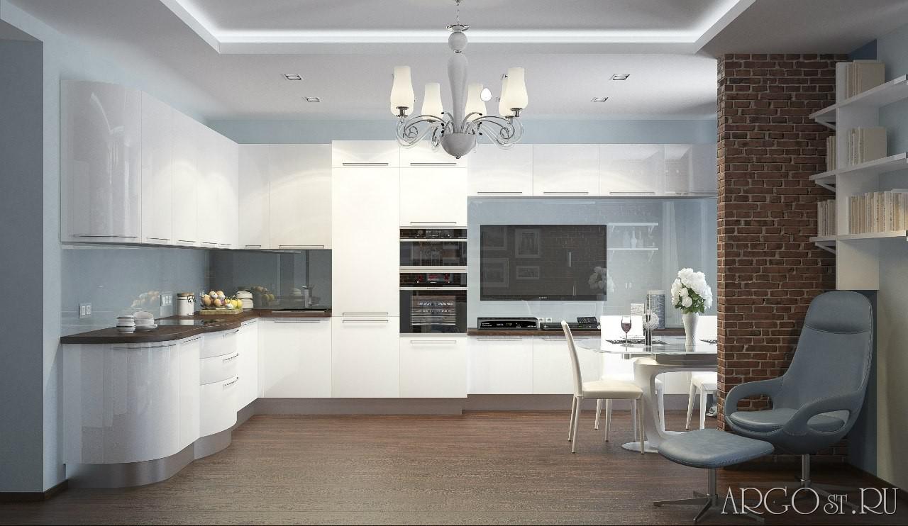 Кухня-гостиная на Обводном